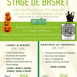 Stage de basket - Vacances de la Toussaint